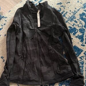Lululemon Athletica Black Camouflage Jacket